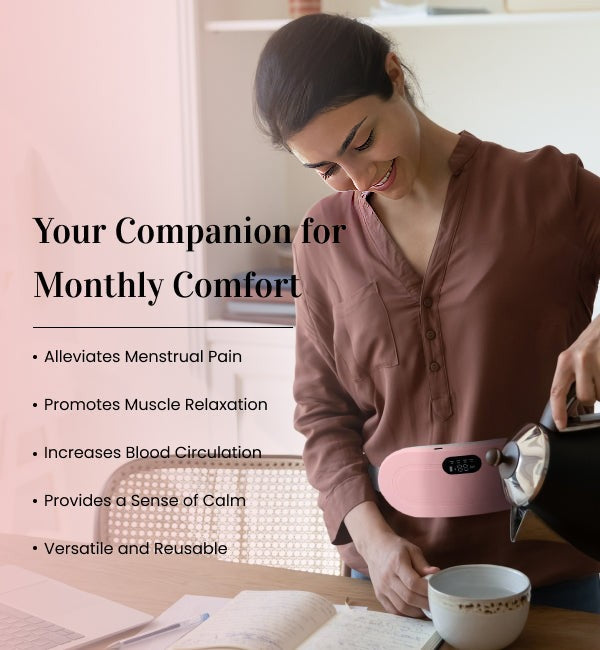 Menstrual Heating Pad & Massager – Pain Relief for Period Cramps
