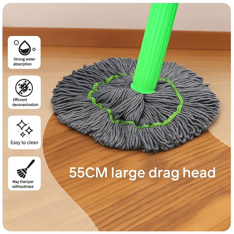 Self-twisting Water Rotating Mop