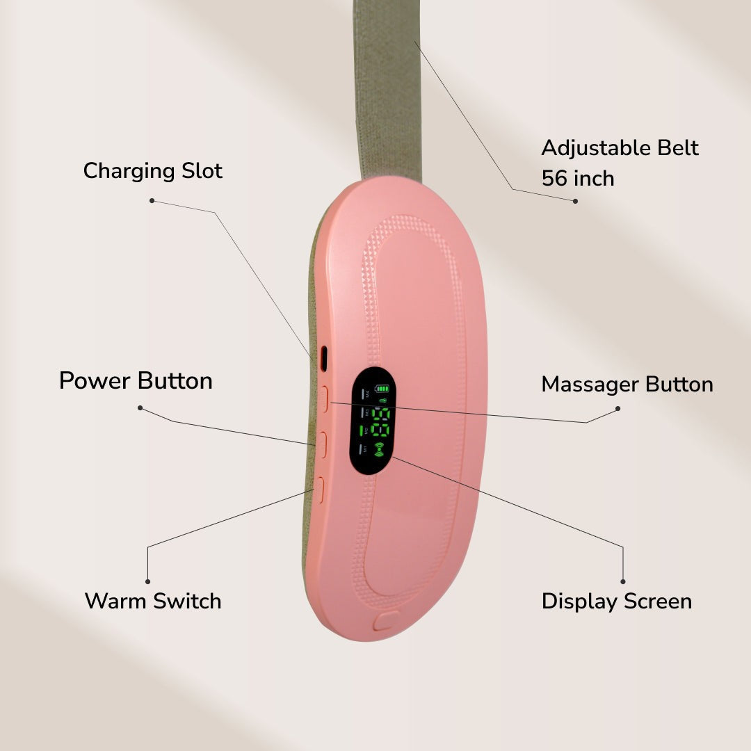 Menstrual Heating Pad & Massager – Pain Relief for Period Cramps