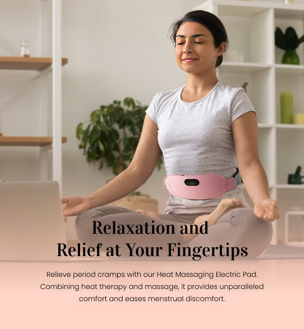 Menstrual Heating Pad & Massager – Pain Relief for Period Cramps