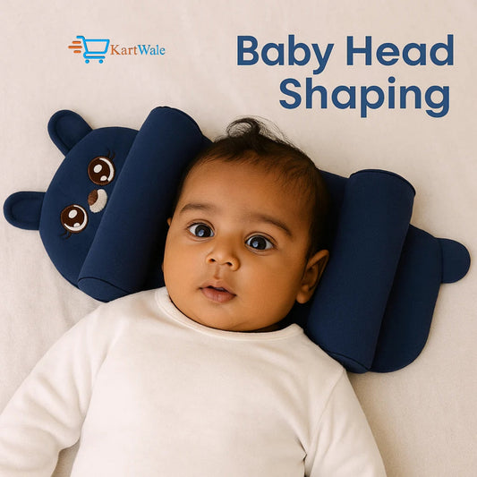 Baby Head Shaping Pillow – Soft, Breathable & Flat Head Prevention